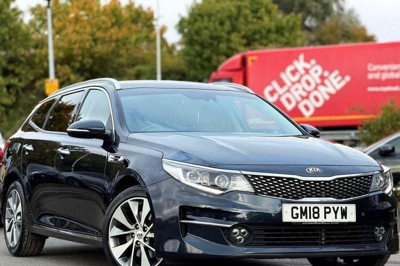 Used Kia Optima 139 HP (102 kW) 2018 Blue Estate