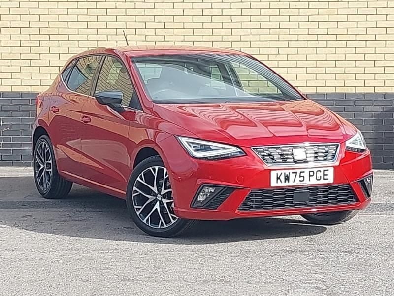 New Seat Ibiza XCELLENCE 95 HP (69 kW) 2025 Red Hatchback