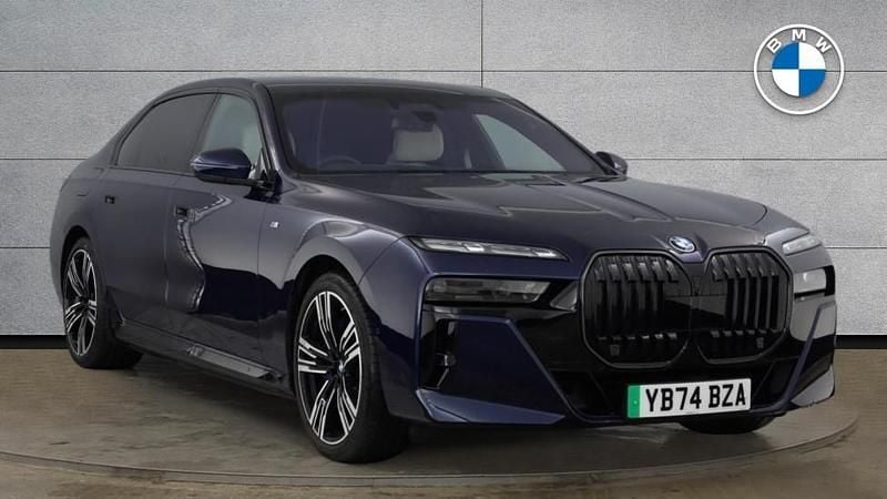 Blue Used 2025 BMW i7 M Sport Sedan | £87,500 - Image 1/4