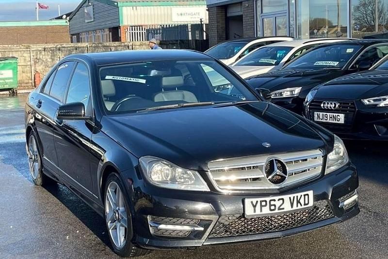 Black Used 2012 Mercedes C220 AMG Sedan | £3,995 (Fair price) - Image 1/1