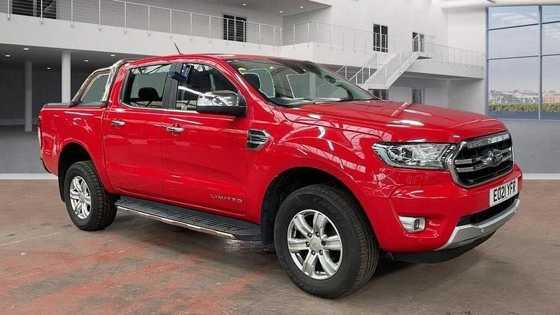 Red Used 2021 Ford Ranger Limited Pickup | £11,990 (Super price) - Image 1/4