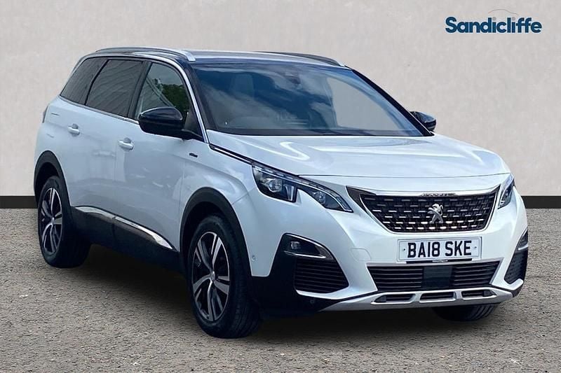 Used Peugeot 5008 GT-line 130 HP (95 kW) 2018 White SUV