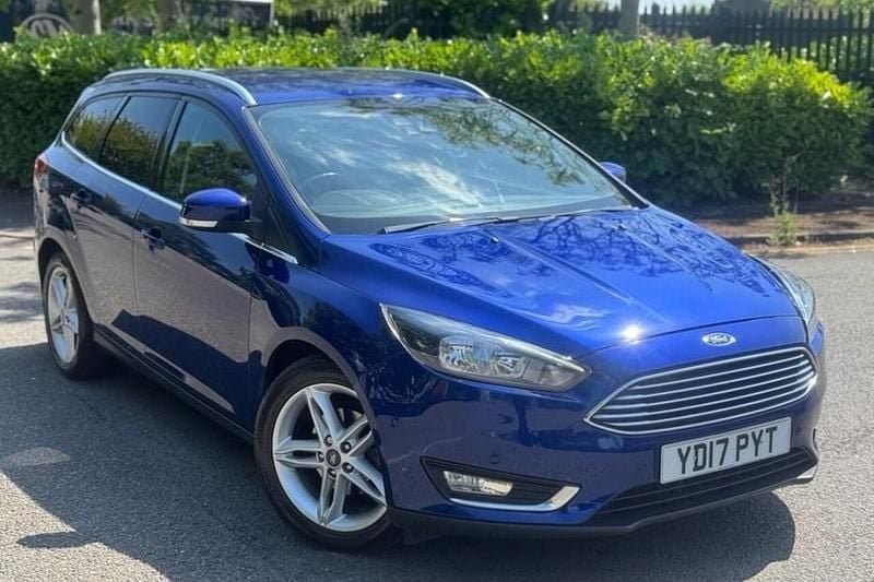 Blue Used 2017 Ford Focus Titanium Estate | £7,695 (Fair price) - Image 1/1