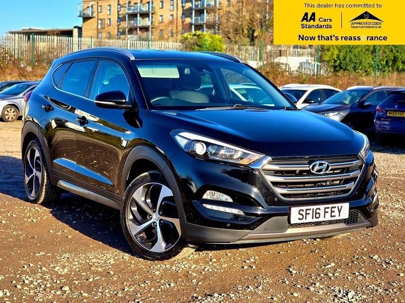 Black Used 2016 Hyundai Tucson Premium SUV | £10,788 (Good price) - Image 1/4