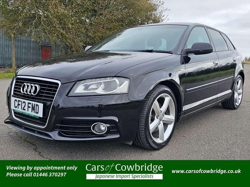 Black Used 2012 Audi A3 Sportback Sport Hatchback | £6,495 - Image 1/4