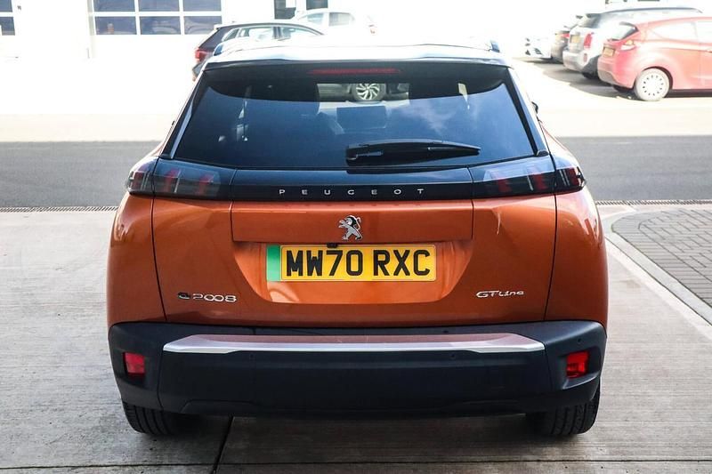 Used Peugeot e-2008 GT-line 98 kW (134 HP) 2020 Orange SUV