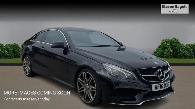 Black Used 2016 Mercedes E220 AMG line Coupe | £13,995 (Good price) - Image 1/4