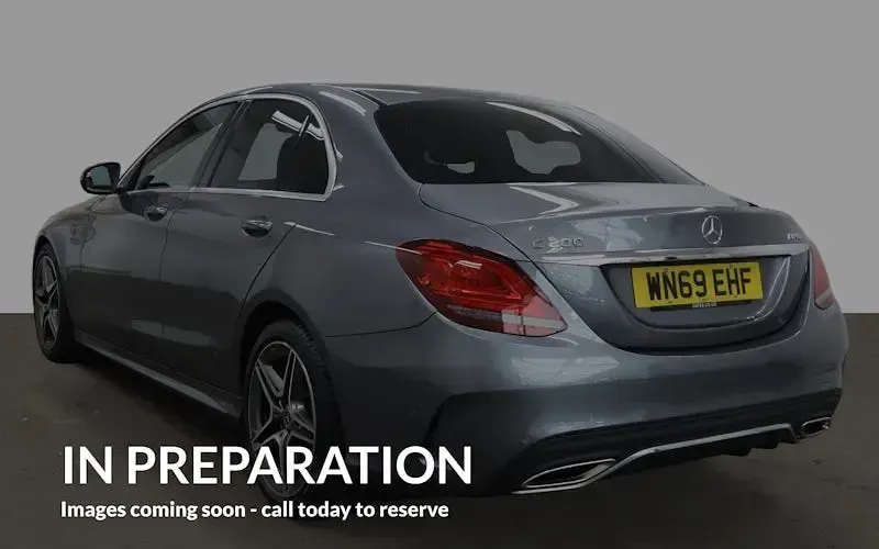Used Mercedes C200 AMG line 184 HP (135 kW) 2019 Grey Sedan