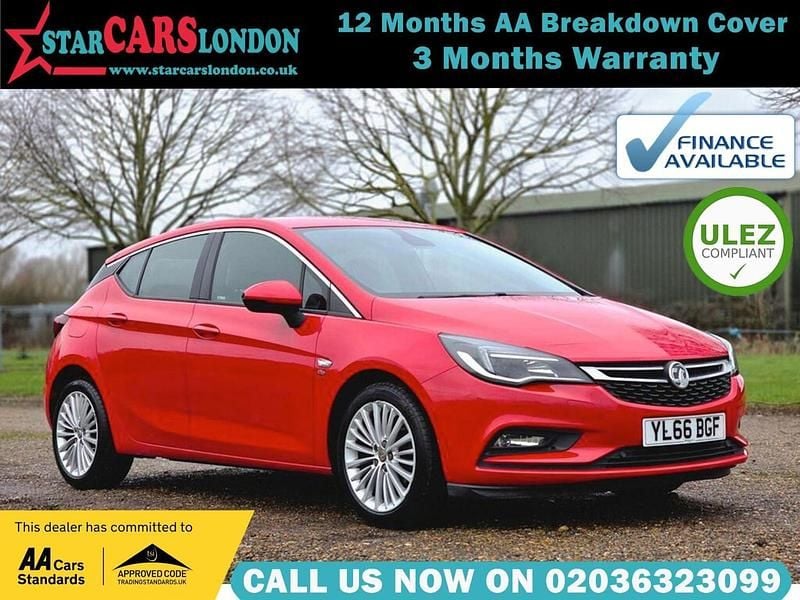 Used Vauxhall Astra Elite 2016 Red Hatchback