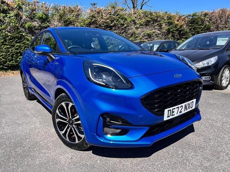 Blue Used 2022 Ford Puma ST-Line Hatchback | £18,200 (Fair price) - Image 1/4
