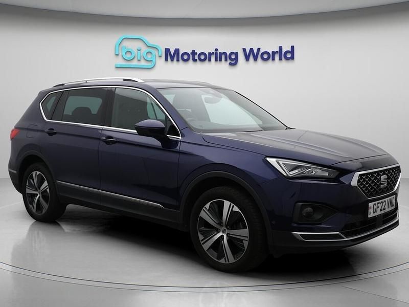Blue Used 2022 Seat Tarraco XCELLENCE SUV | £20,200 (Fair price) - Image 1/4