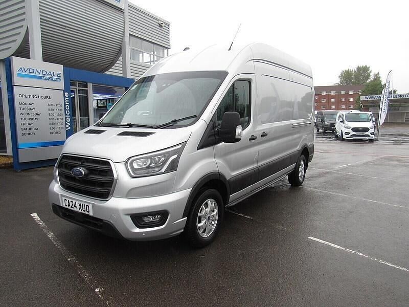 Used Ford Transit Limited 170 HP (125 kW) 2024 Moondust silver (metallic paint) Van