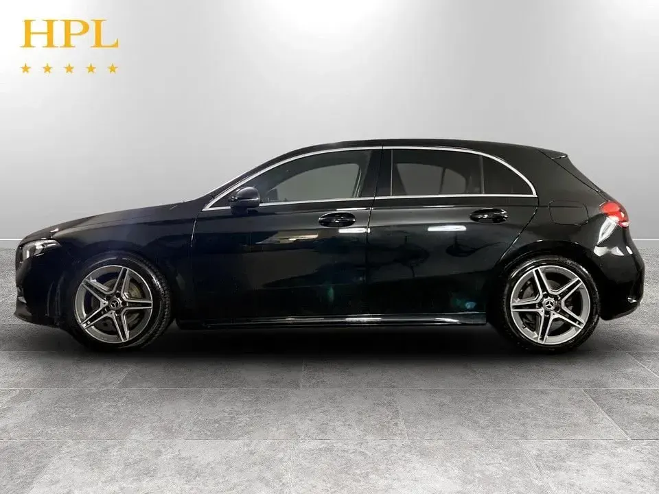 Used Mercedes A200 AMG line 163 HP (119 kW) 2019 Black Hatchback