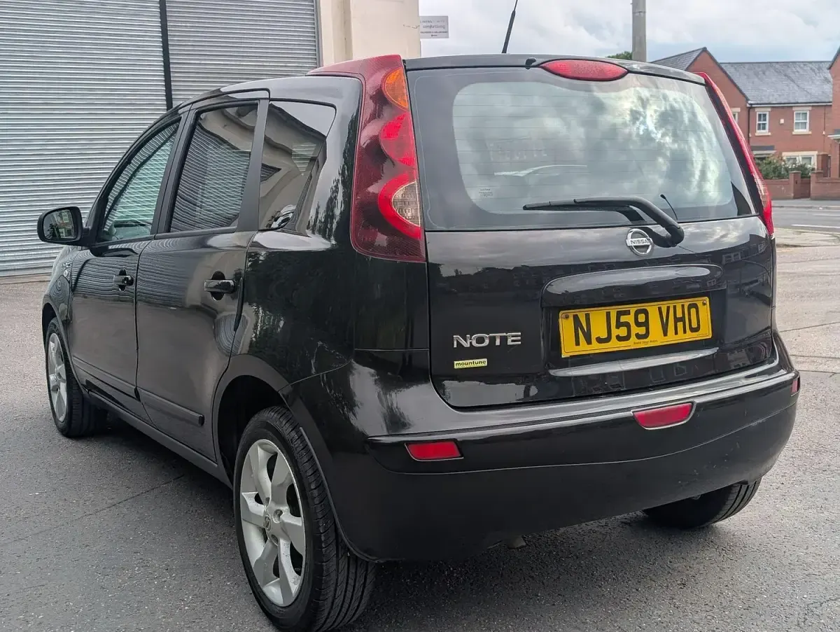 Used Nissan Note N-TEC 110 HP (80 kW) 2009 Black Hatchback