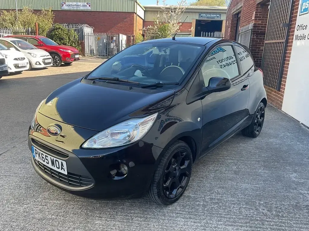 Begagnad Ford Ka Zetec 69 HK (50 kW) 2015 Svart Halvkombi
