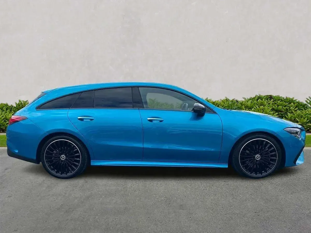 Used Mercedes CLA220 AMG Line Premium Plus 2025 Blue Estate