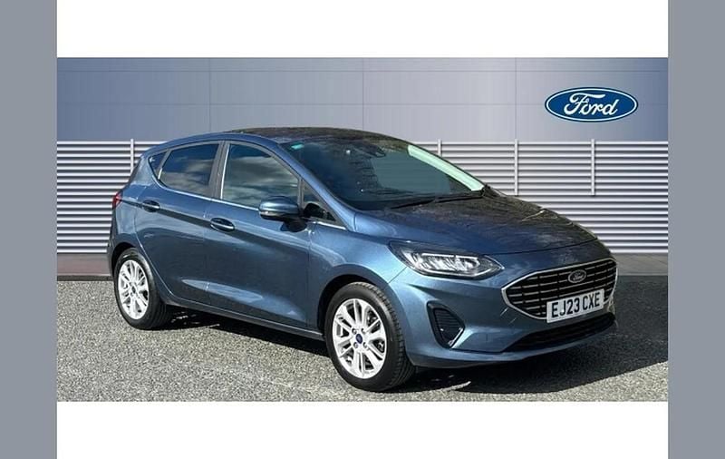 Used Ford Fiesta Titanium 100 HP (73 kW) 2023 Blue Hatchback