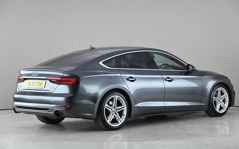 Used Audi A5 Sportback S-Line 190 HP (139 kW) 2018 Grey Hatchback