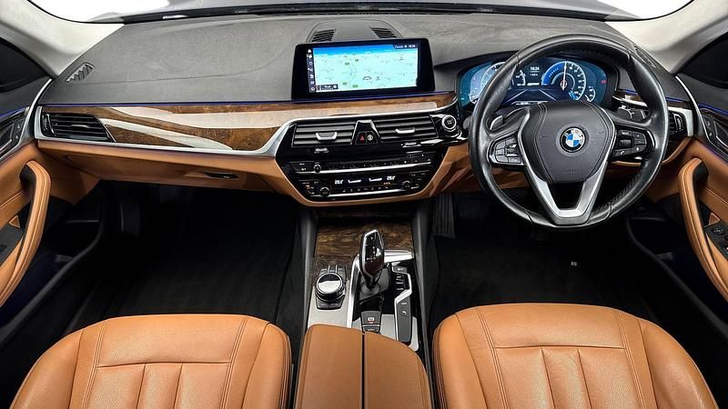 Used BMW 530e Sport Line 249 HP (183 kW) 2018 Blue