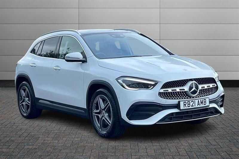 Digital white metallic Used 2021 Mercedes GLA250 AMG Line Premium Plus SUV | £30,995 (Fair price) - Image 1/4