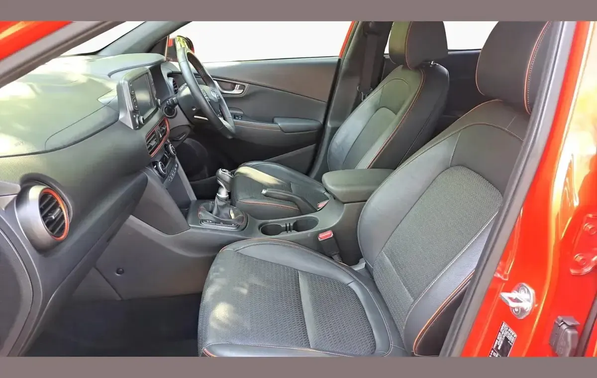Used Hyundai Kona Premium SE 117 HP (86 kW) 2019 Orange SUV
