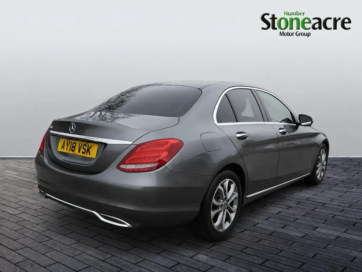 Used Mercedes C200 Premium 2018 Grey Sedan