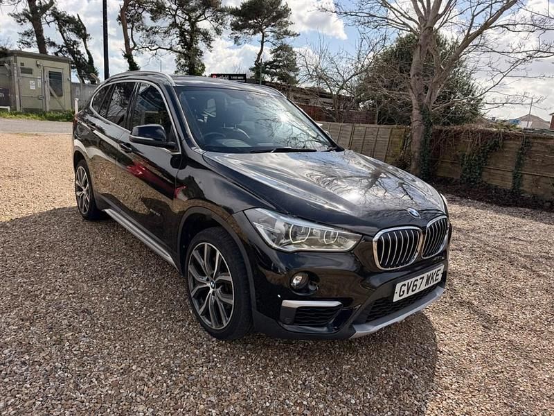 Used BMW X1 xLine 192 HP (141 kW) 2017 Black with black leather trim SUV