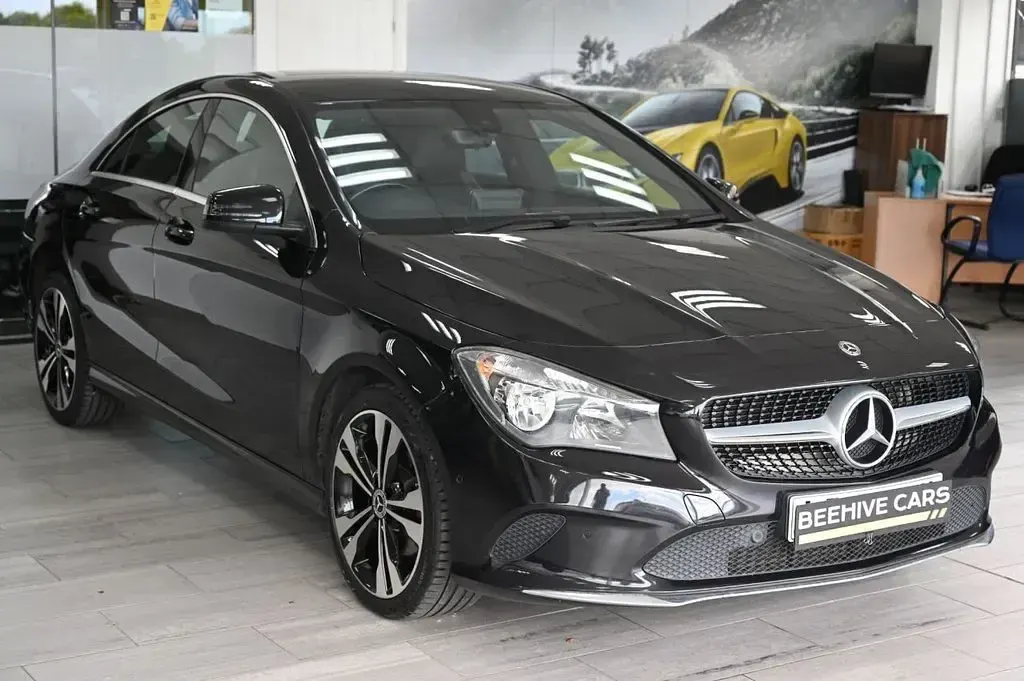 Used Mercedes CLA220 177 HP (130 kW) 2018 Black Coupe
