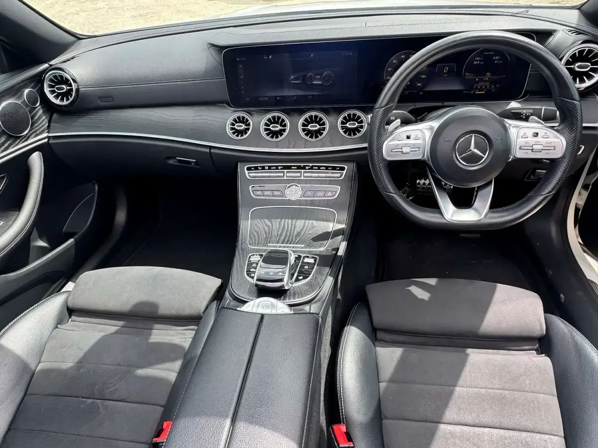 Used Mercedes E220 AMG line 2019 White Cabriolet