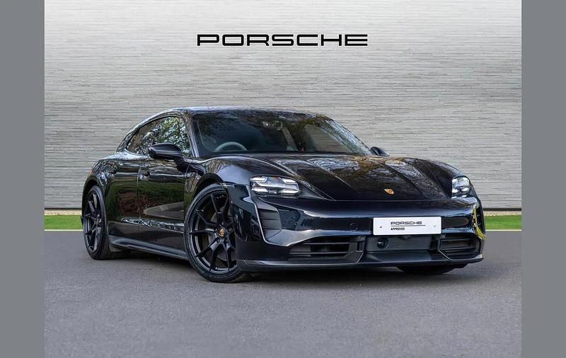 Black Used 2023 Porsche Taycan Estate | £71,940 (Fair price) - Image 1/4