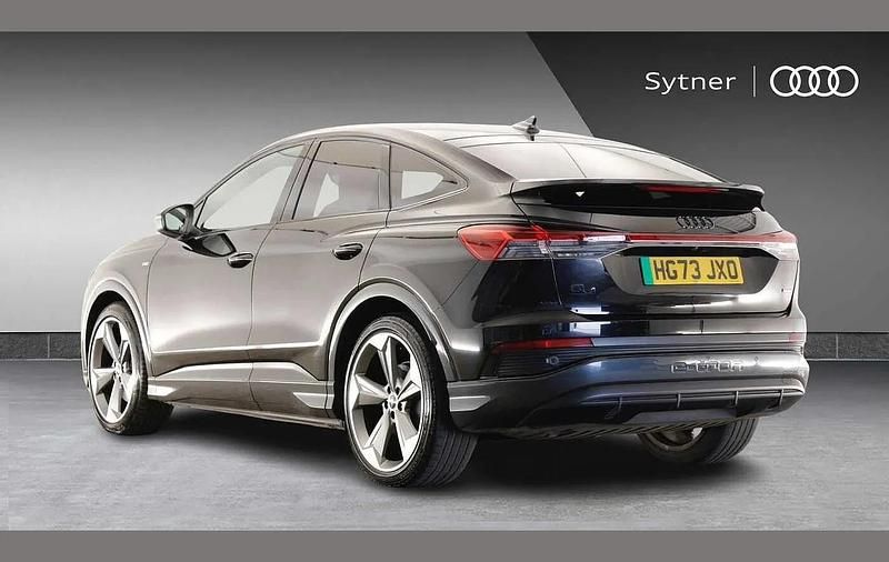 Used Audi Q4 Sportback e-tron Black Edition 219 kW (299 HP) 2023 Black SUV