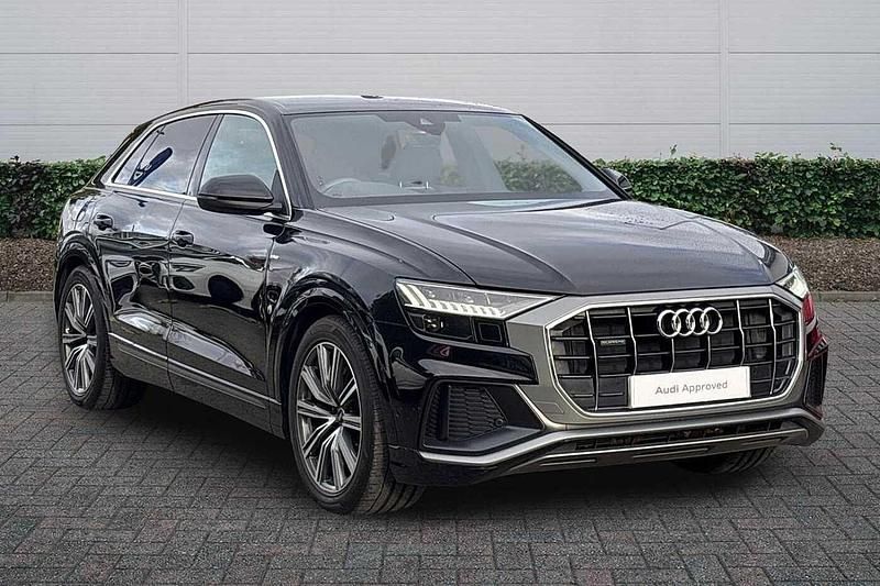 Black Used 2023 Audi Q8 S-Line SUV | £46,895 (Fair price) - Image 1/4