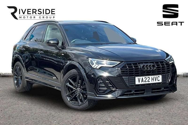 Mythos black Used 2022 Audi Q3 Black Edition SUV | £27,990 (Good price) - Image 1/4