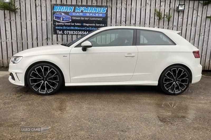 White Used 2013 Audi A3 S-Line Hatchback | £7,250 (Expensive) - Image 1/1