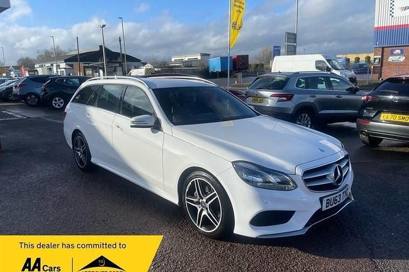 White Used 2013 Mercedes E350 AMG Estate | £9,495 (Fair price) - Image 1/1