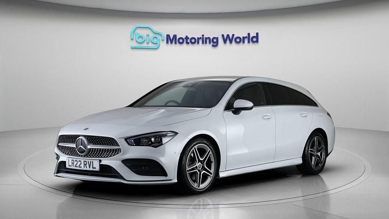 Used Mercedes CLA180 AMG line 2022 White Sedan