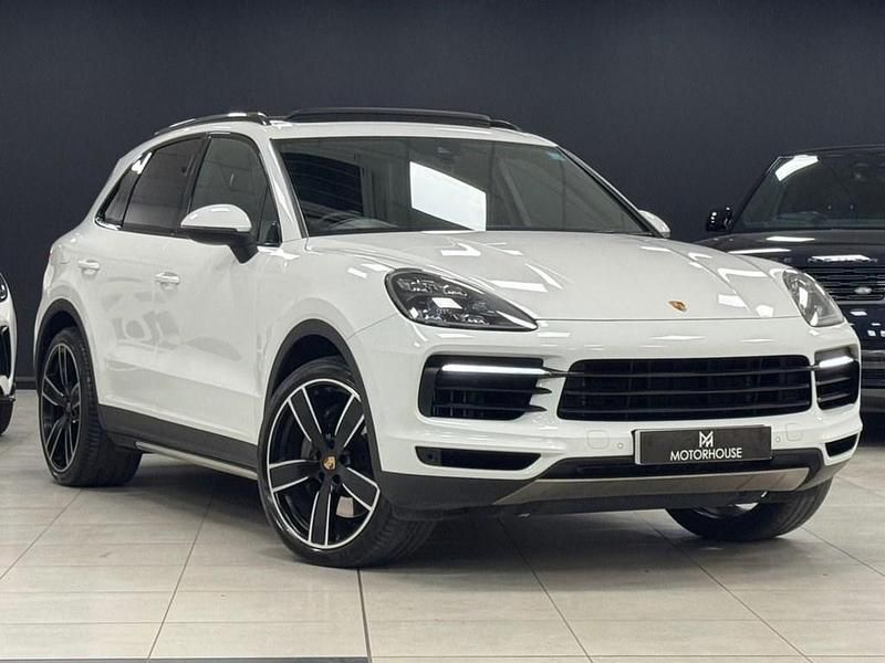 White Used 2022 Porsche Cayenne SUV | £52,995 - Image 1/4