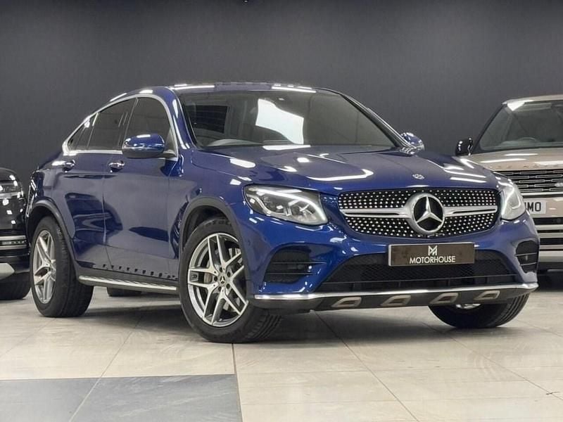 Blue Used 2018 Mercedes GLC350 AMG line Coupe | £16,995 (A bit pricey) - Image 1/4