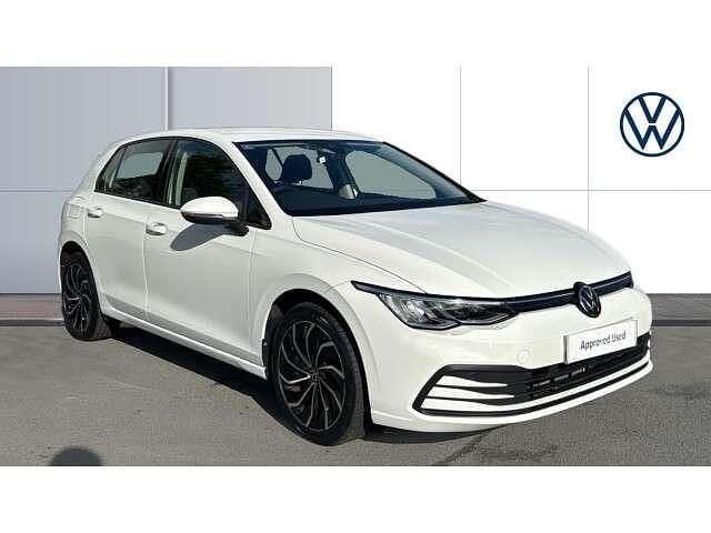 White Used 2022 VW Golf VIII Life Hatchback | £18,348 (Fair price) - Image 1/4