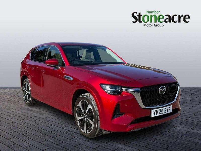 Red Used 2025 Mazda CX-60 Takumi-Line SUV | £43,949 - Image 1/4
