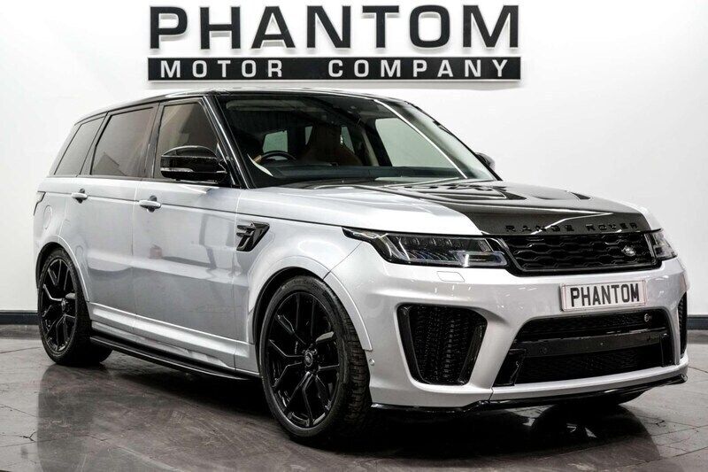 Silver Used 2020 Land Rover Range Rover Sport SVR SUV | £48,490 (Fair price) - Image 1/4