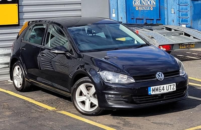 Black Used 2015 VW Golf VII Match Hatchback | £7,799 (Fair price) - Image 1/4