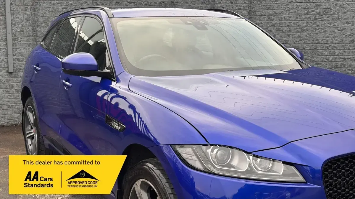 Used Jaguar F-Pace R-Sport 180 HP (132 kW) 2017 Blue SUV