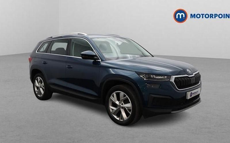 Used Skoda Kodiaq SE L 150 HP (110 kW) 2021 Blue SUV