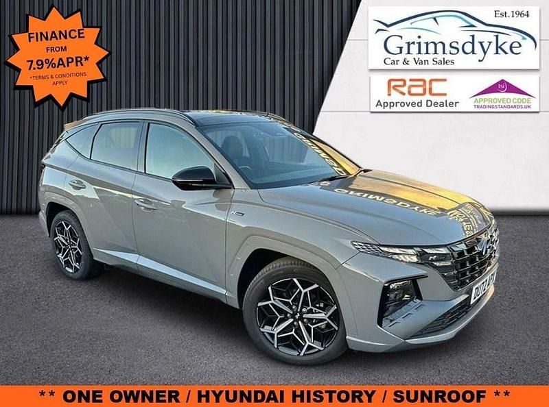 Grey Used 2022 Hyundai Tucson N Line SUV | £22,790 (Fair price) - Image 1/3
