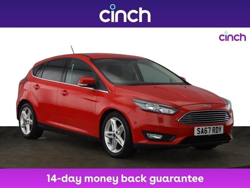 Red Used 2017 Ford Focus Zetec Hatchback | £8,549 (Fair price) - Image 1/3