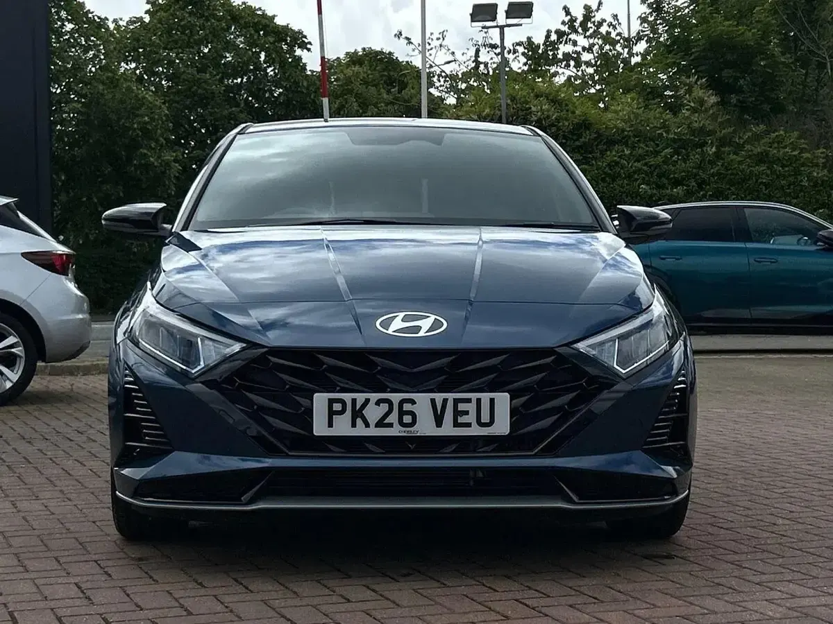 New Hyundai i20 Blackline 90 HP (66 kW) 2026 Blue Hatchback