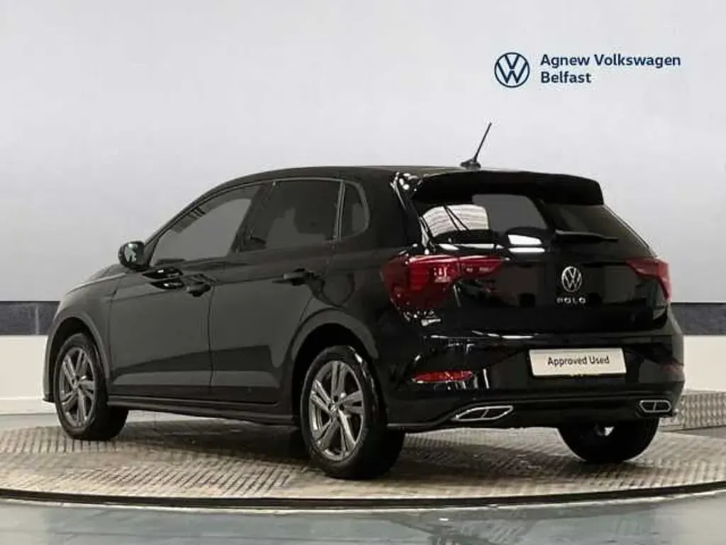 Used VW Polo R-line 95 HP (69 kW) 2022 Black Hatchback