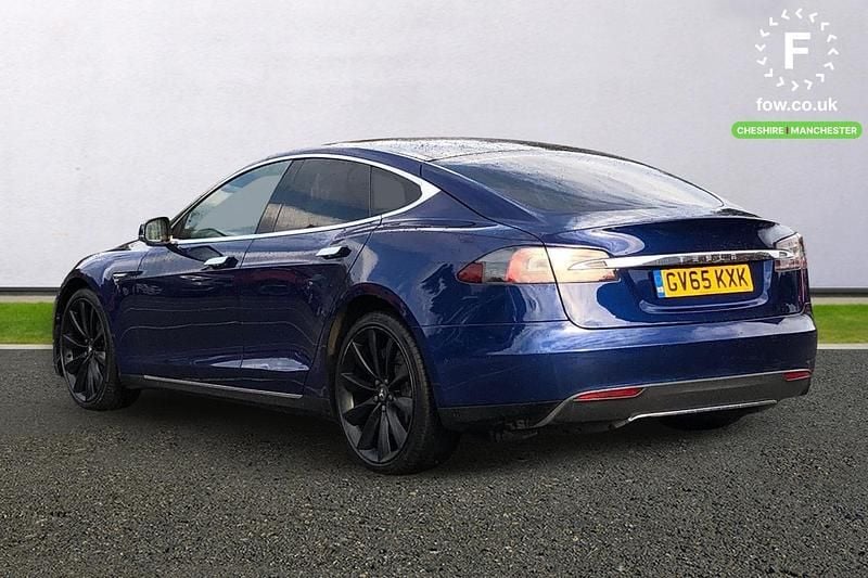 Used Tesla Model S 278 kW (378 HP) 2016 Blue Hatchback