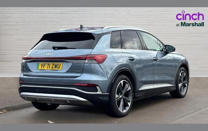 Used Audi Q4 e-tron S-Line 219 kW (299 HP) 2021 Blue SUV